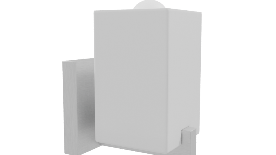 Minimalist White Paper Towel Dispenser 3D Model - Professional 3D Model Render 9