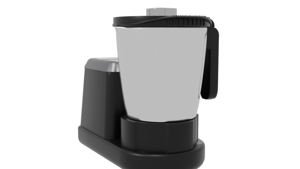 MagChef Black Kitchen Robot 3D - Professional 3D Model Render 7