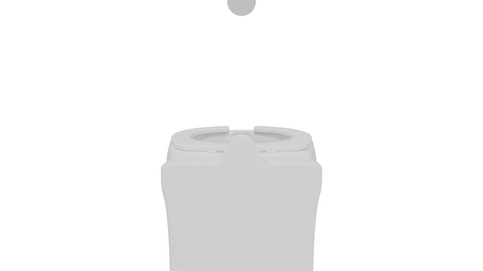 Sleek Modern Toilet 3D Model - Professional 3D Model Render 5