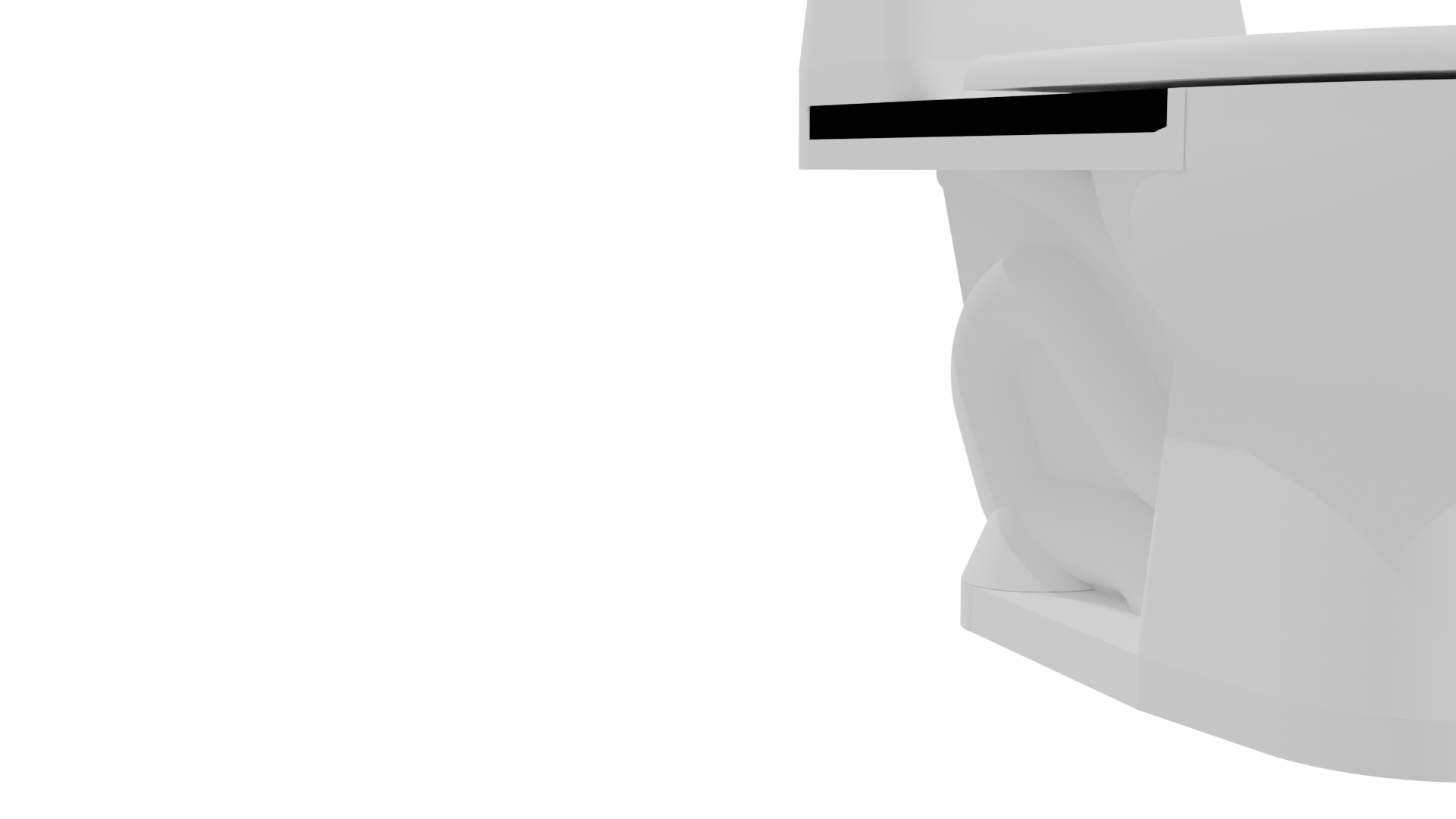 Stylish Modern Toilet 3D Model - Professional 3D Model Render 10