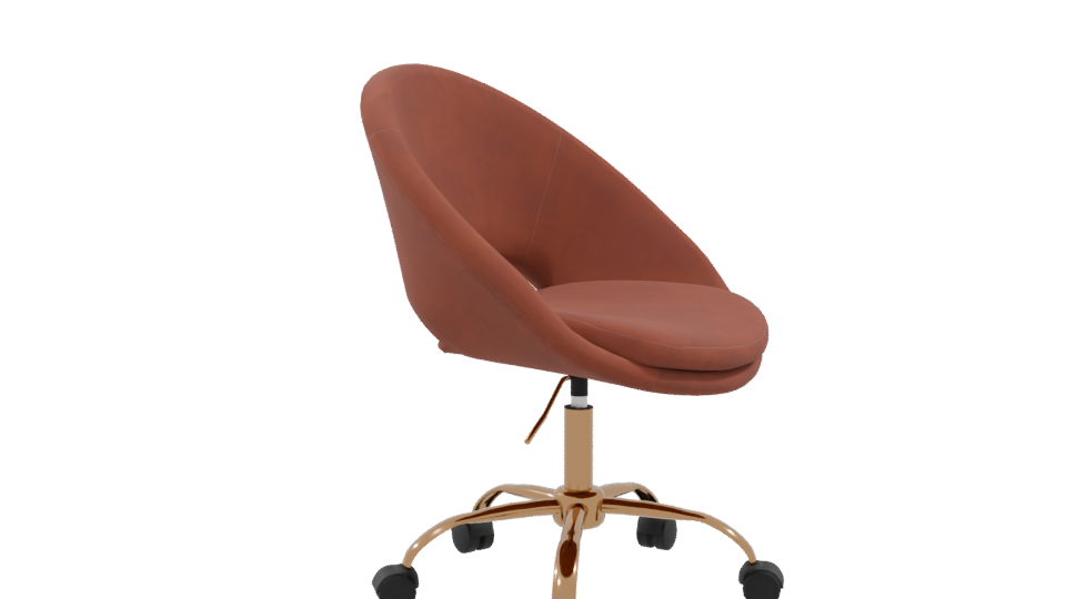 Stylish Modern Office Chair 3D - Professional 3D Model Render 9