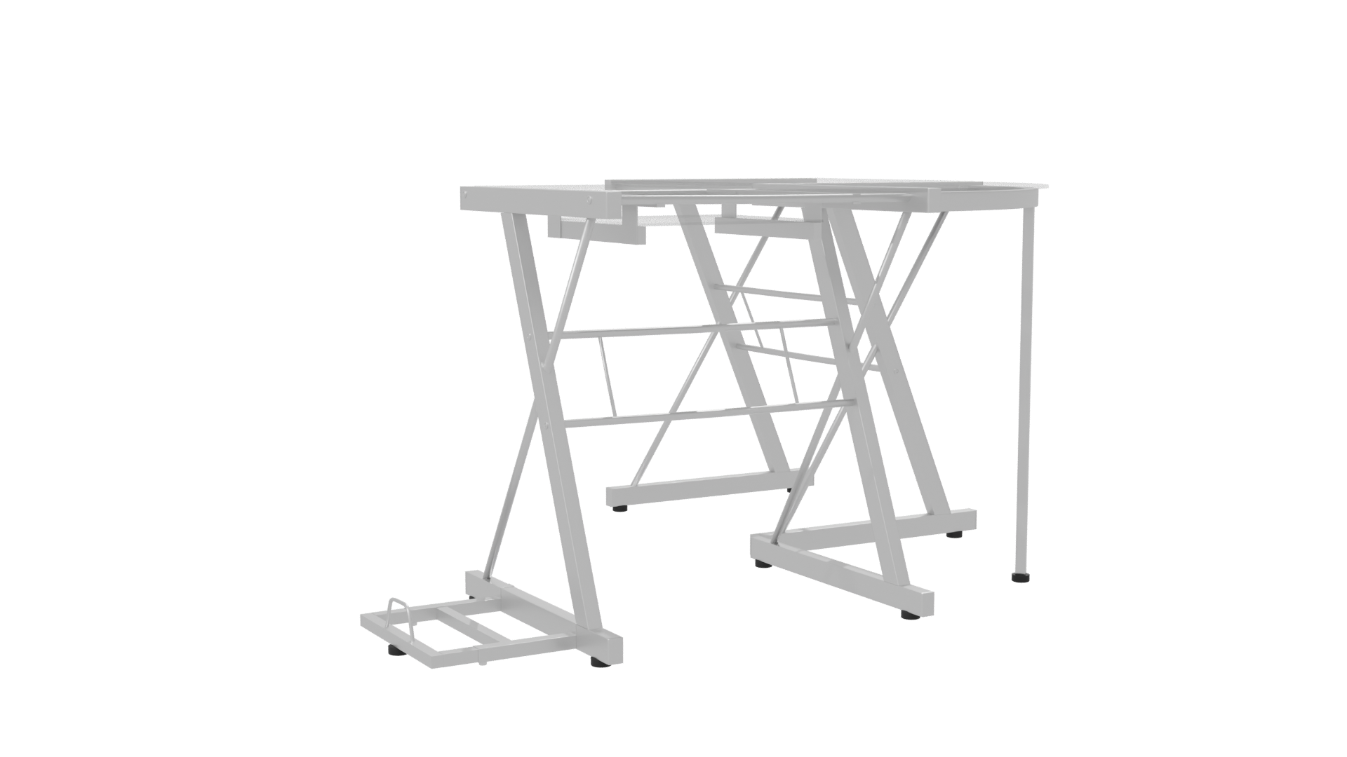 Stylish Modern Office Desk 3D - Professional 3D Model Render 7