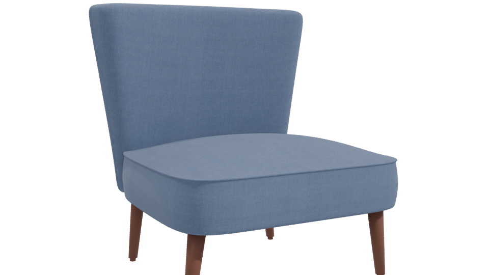 Stylish Modern Accent Chair 3D - Professional 3D Model Render 10