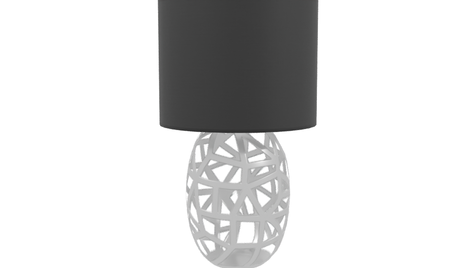 Elegant Black Table Lamp 3D - Professional 3D Model Render 3