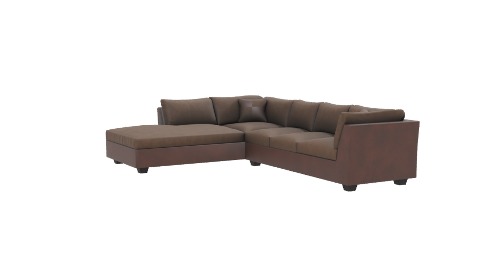 Stylish Modern Sectional Sofa 3D Model - Professional 3D Model Render 13
