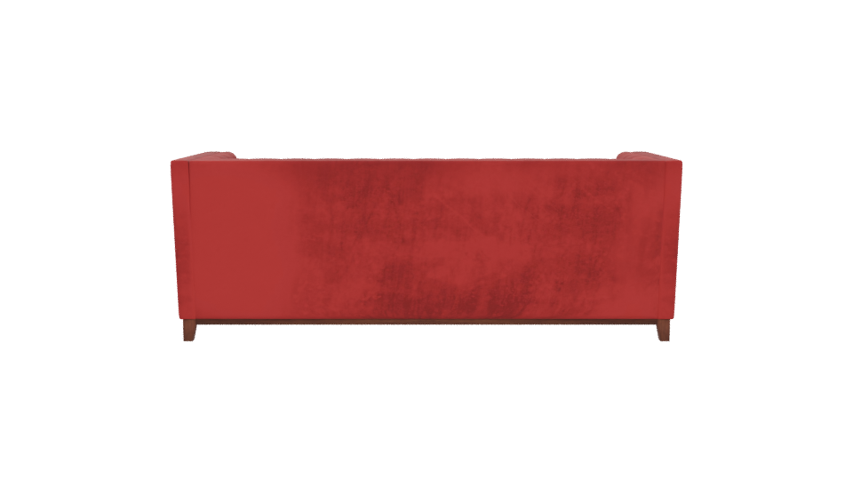 Elegant Velvet Sofa 3D Model - Professional 3D Model Render 5