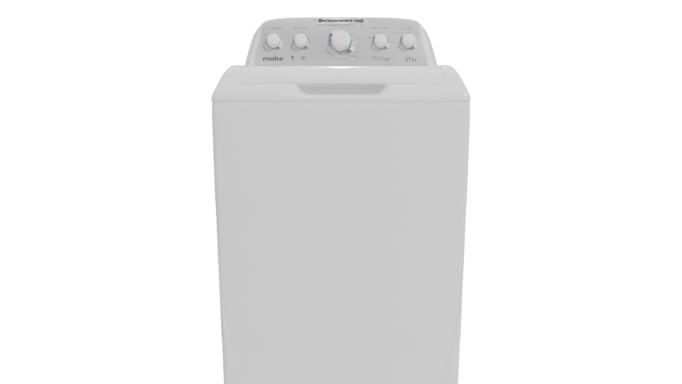 Stylish Top-Load Washing Machine 3D Model - Professional 3D Model Render 11