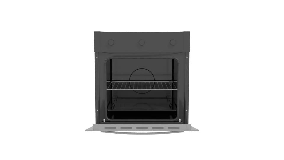 Realistic Kitchen Oven 3D Model - Professional 3D Model Render 11