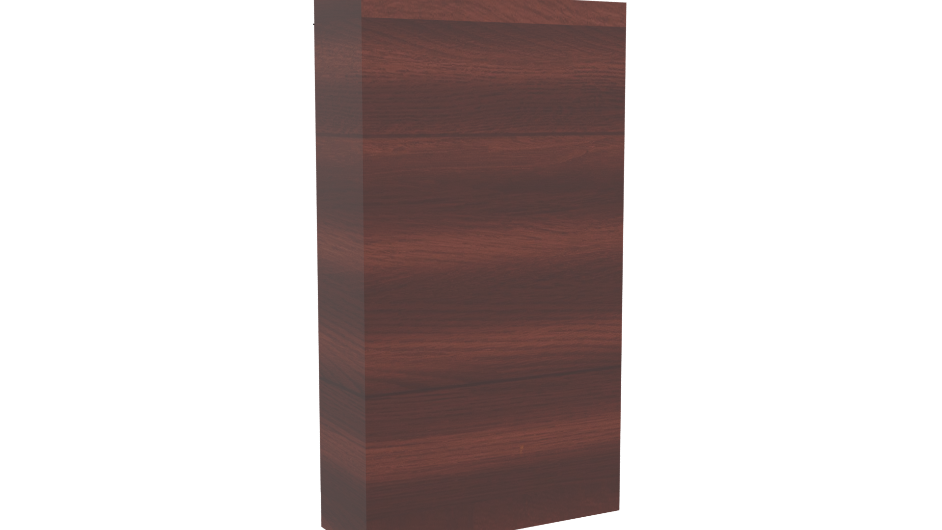 Stylish Wooden Storage Cabinet 3D - Professional 3D Model Render 4