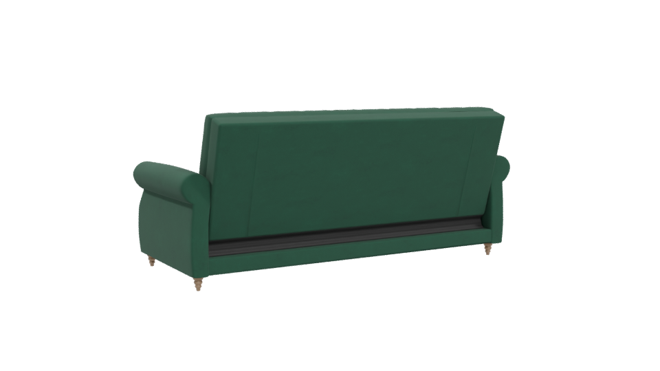 Elegant Green Sofa 3D Model - Professional 3D Model Render 4