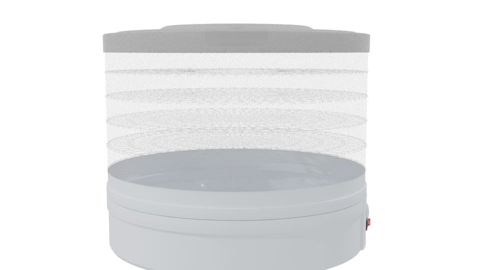 Compact Food Dehydrator 3D Model - Professional 3D Model Render 8