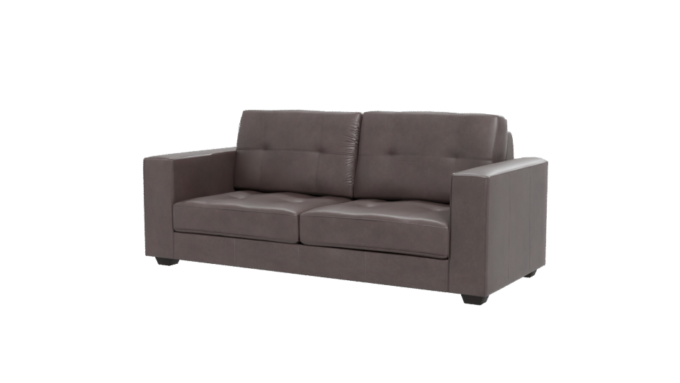 Contemporary Leather Sofa Model - Professional 3D Model Render 12