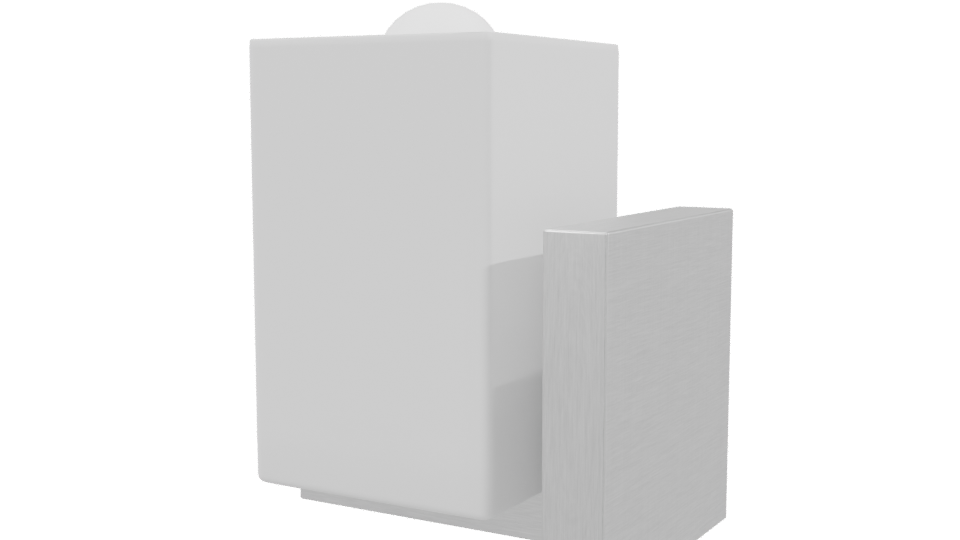 Minimalist White Paper Towel Dispenser 3D Model - Professional 3D Model Render 3
