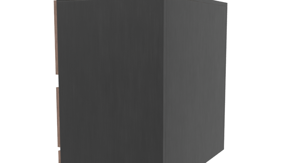 Buró Andalucia Nogal/Chocolate 3D - Professional 3D Model Render 3