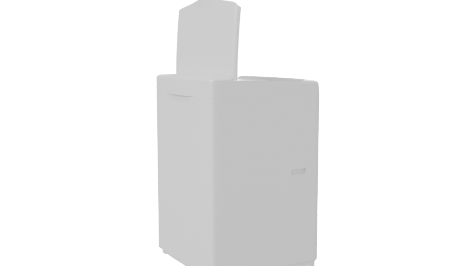 Top Load Washing Machine Model - Professional 3D Model Render 7