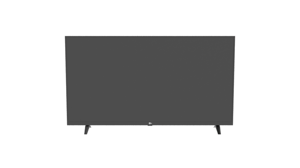 Sleek Modern TV Display Model - Professional 3D Model Render 11