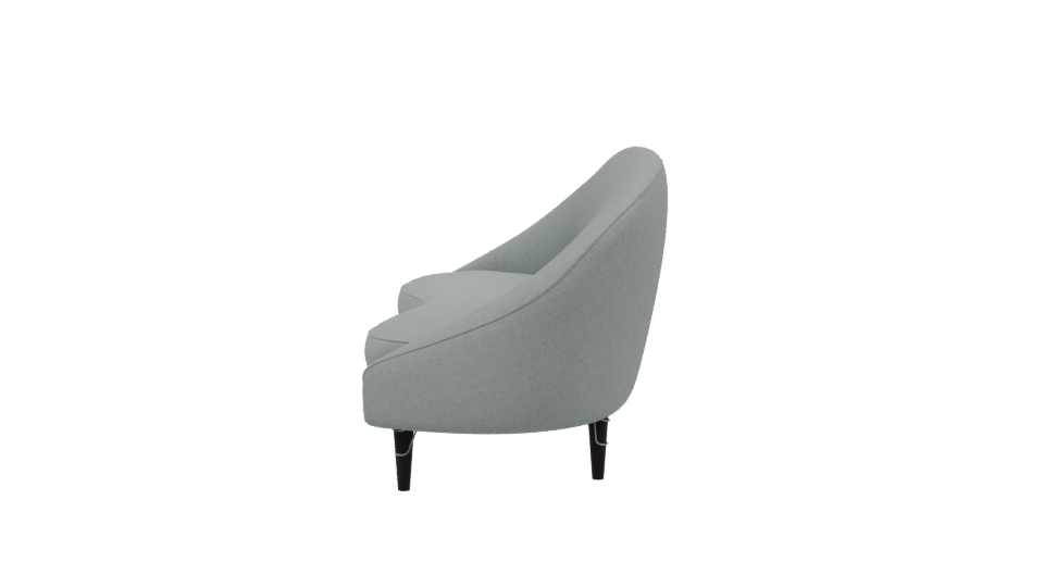 Stylish Fabric Sofa Model 3D - Professional 3D Model Render 2