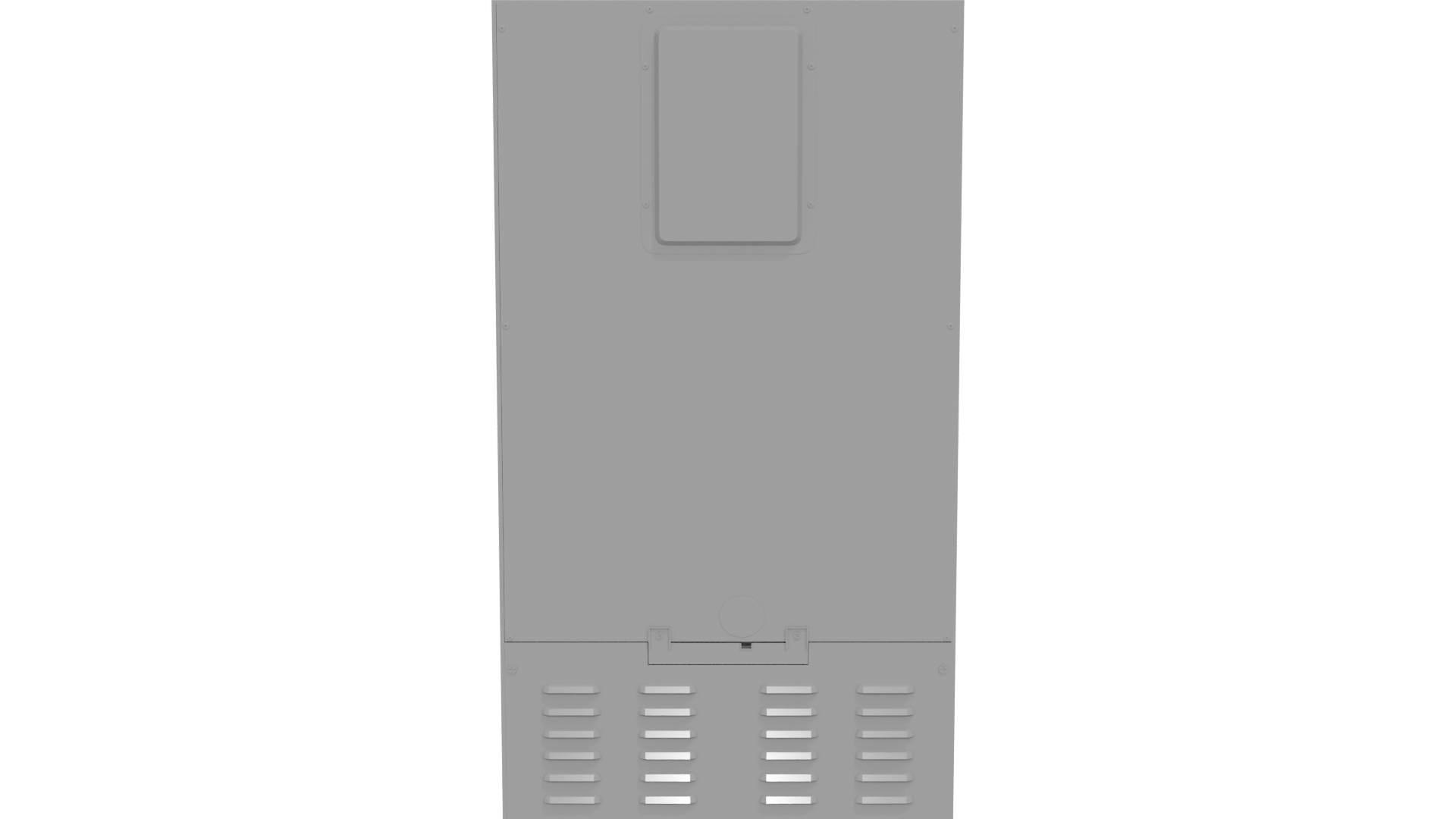 Stylish Black Refrigerator Model - Professional 3D Model Render 5