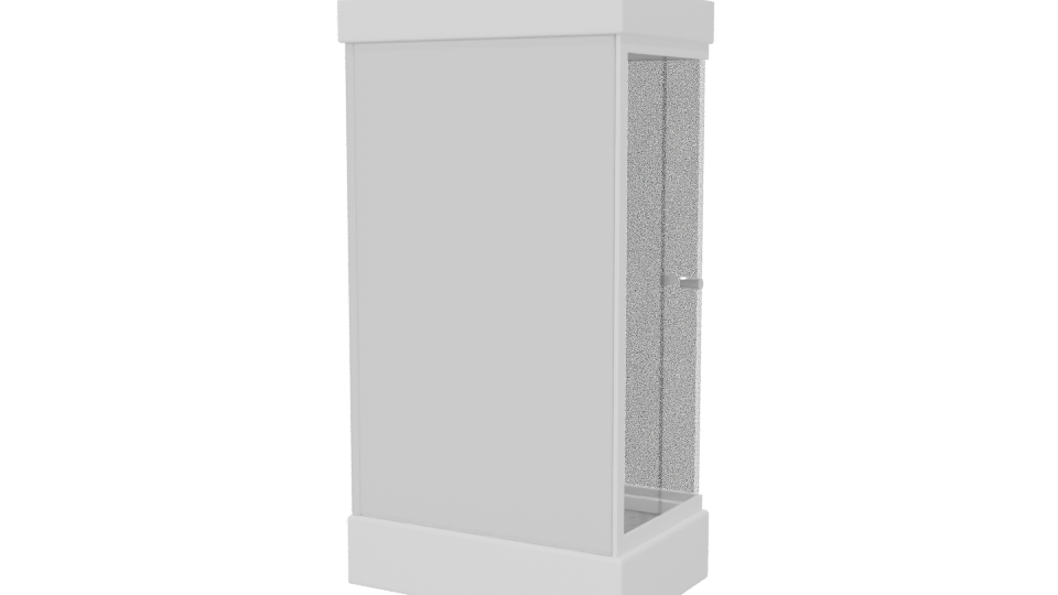 Stylish Shower Stall 3D Model - Professional 3D Model Render 6