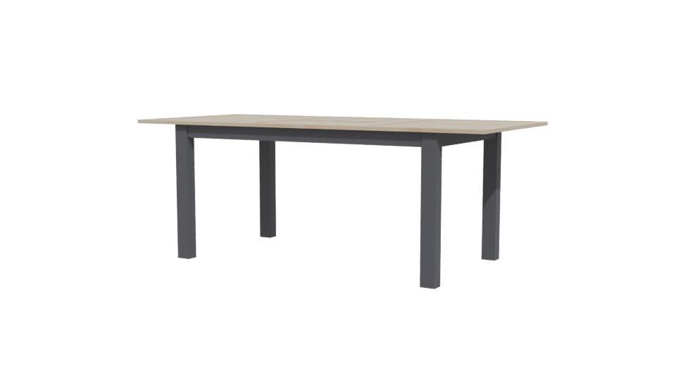Minimalist Wooden Dining Table 3D - Professional 3D Model Render 12