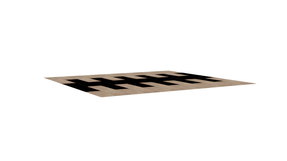 Stylized Wooden Floor 3D Model - Professional 3D Model Render 4