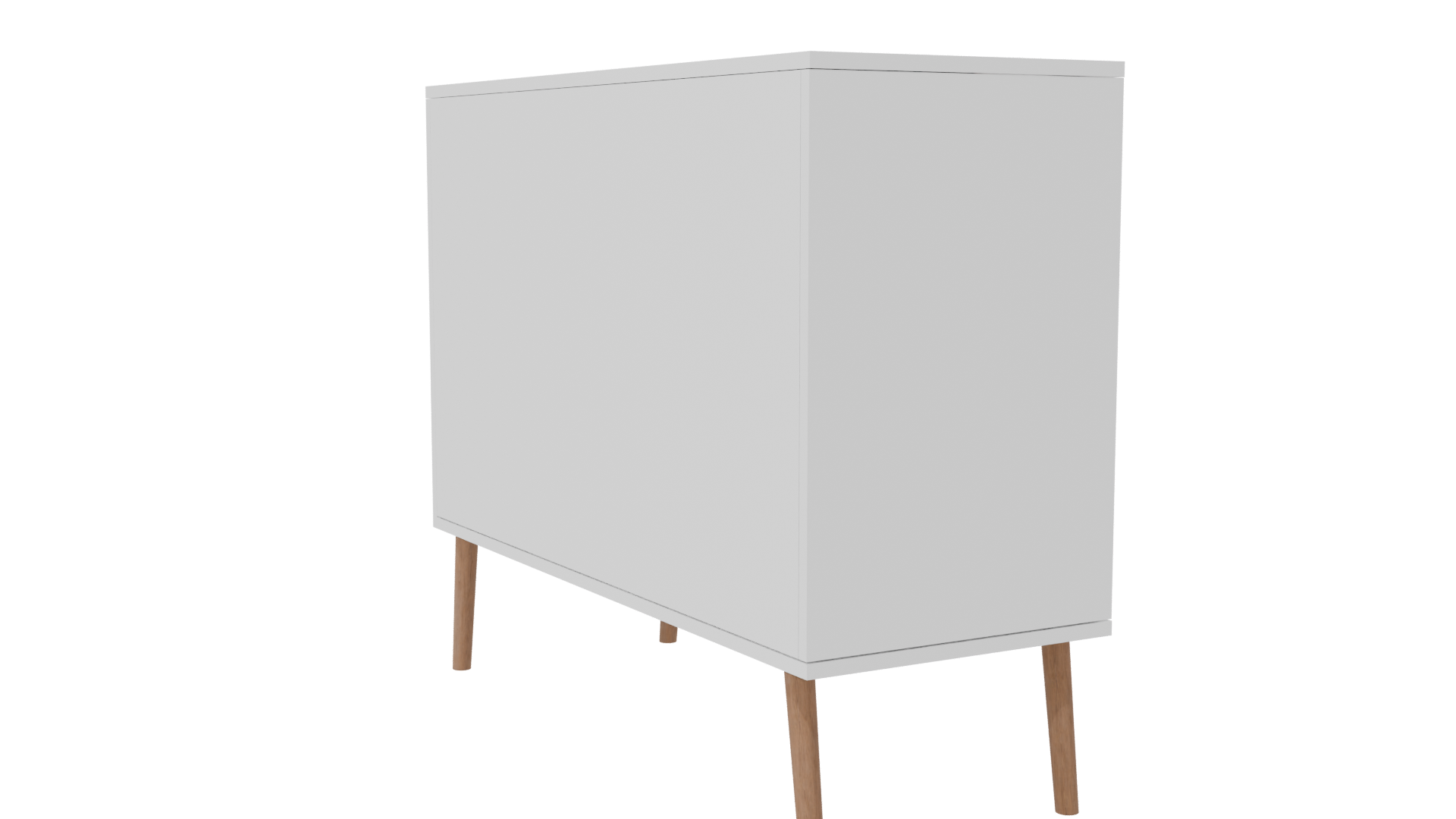 Stylish Modern Dresser with Wooden Accents 3D Model - Professional 3D Model Render 7