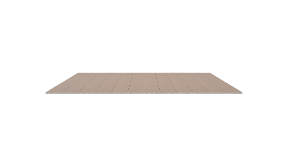 Sleek Wooden Floor Panel Model - Professional 3D Model Render 5