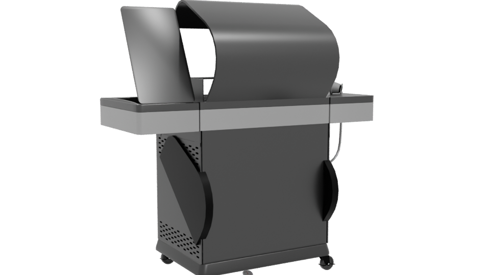 Premium Gas Grill 3D Model - Professional 3D Model Render 4