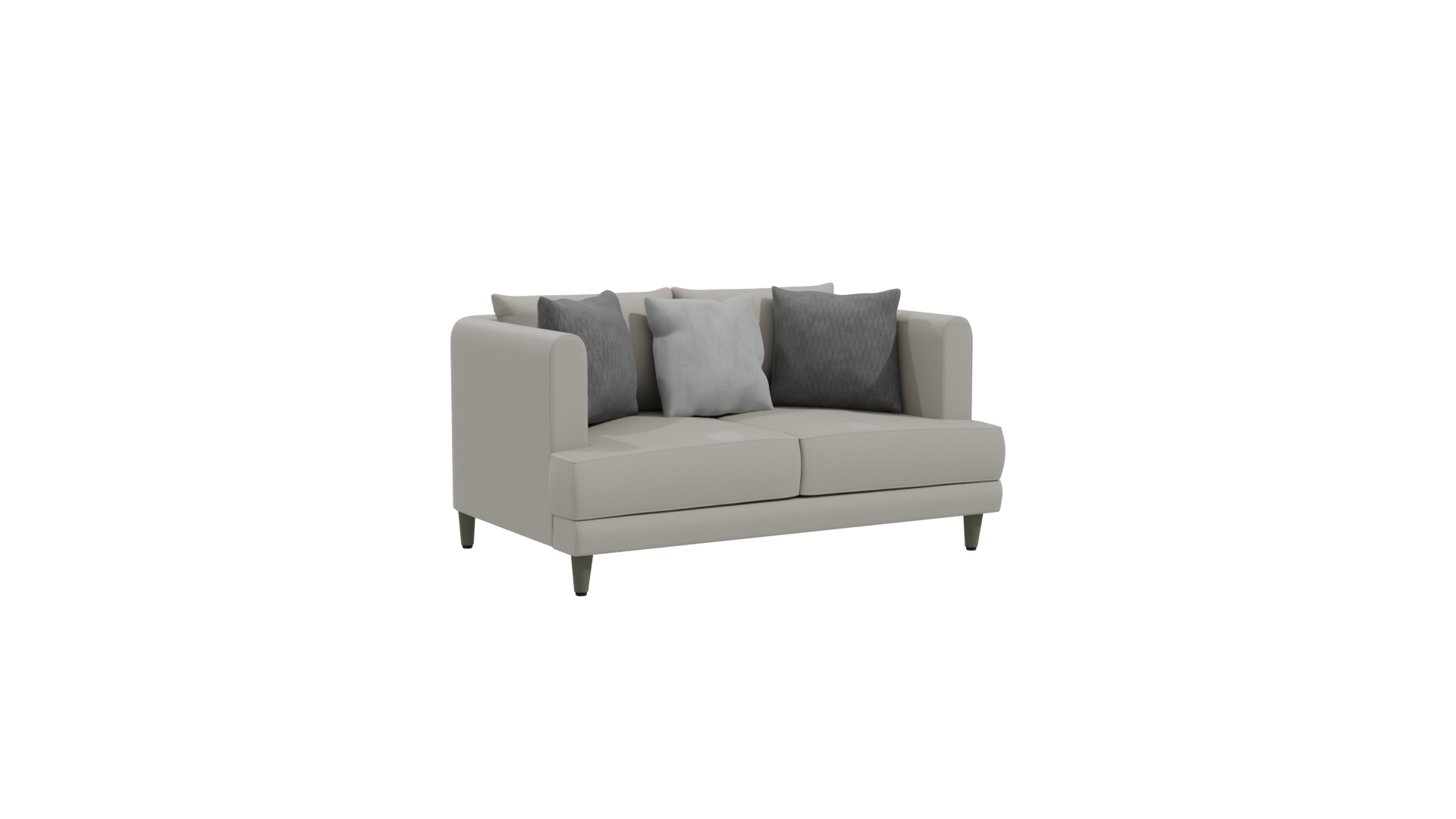 Contemporary Sofa with Cushions - Professional 3D Model Render 10