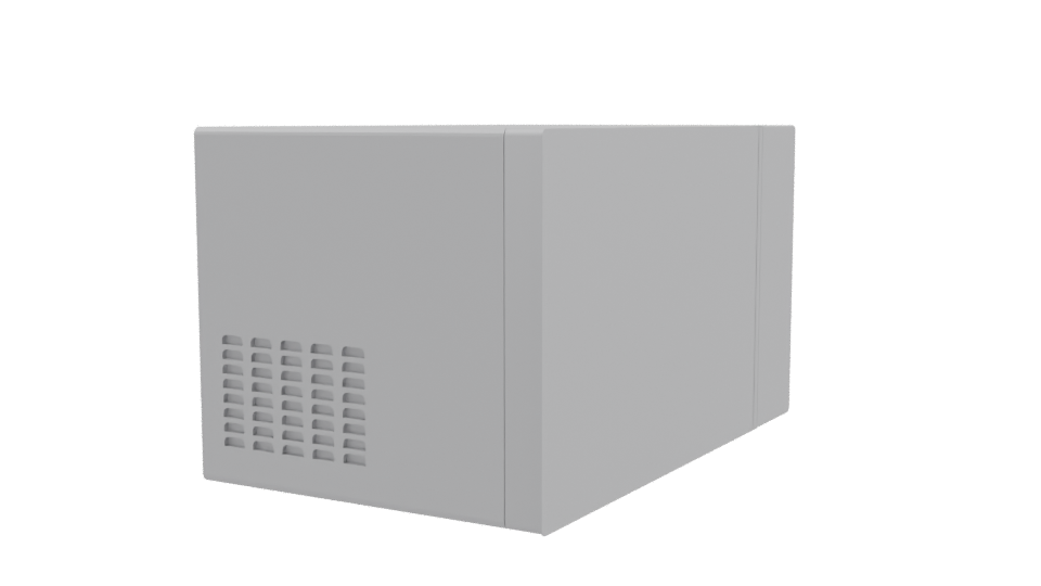 Sleek Microwave Oven 3D Model - Professional 3D Model Render 9