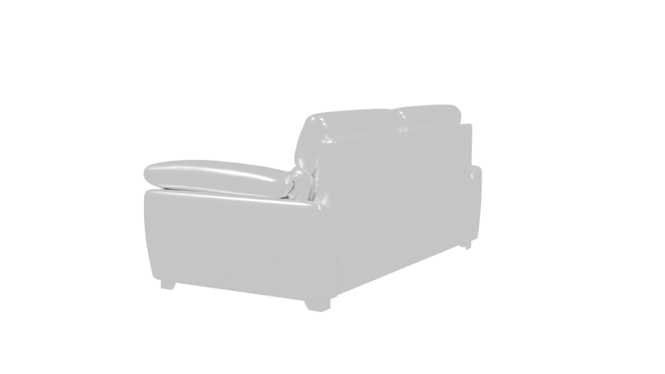 Stylish Modern Sofa 3D Model - Professional 3D Model Render 3