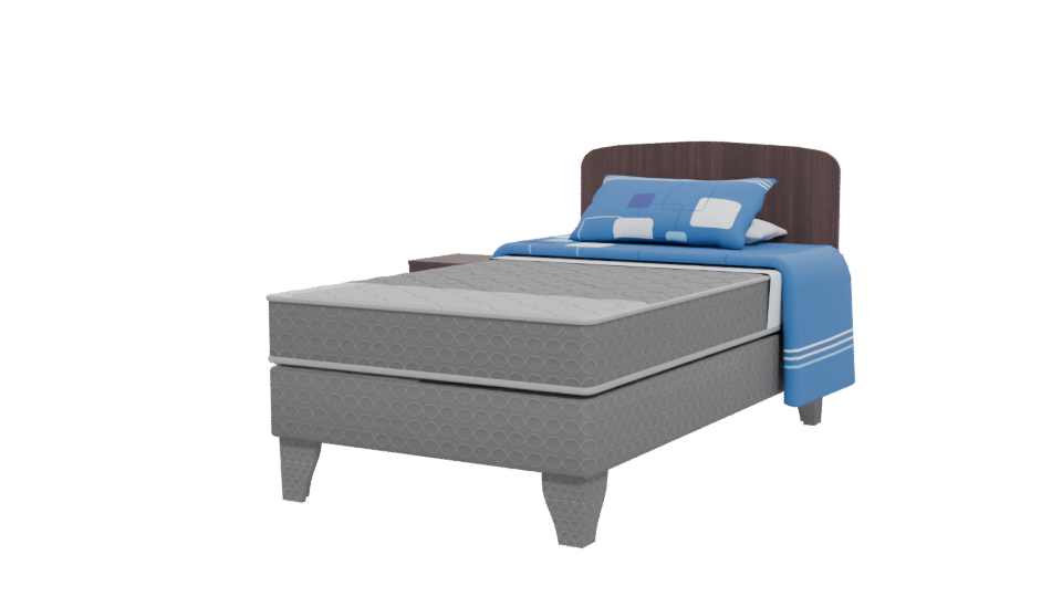 Stylish Bedroom Furniture Set 3D - Professional 3D Model Render 12