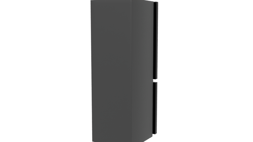 LG Bottom Freezer Refrigerator Model - Professional 3D Model Render 6