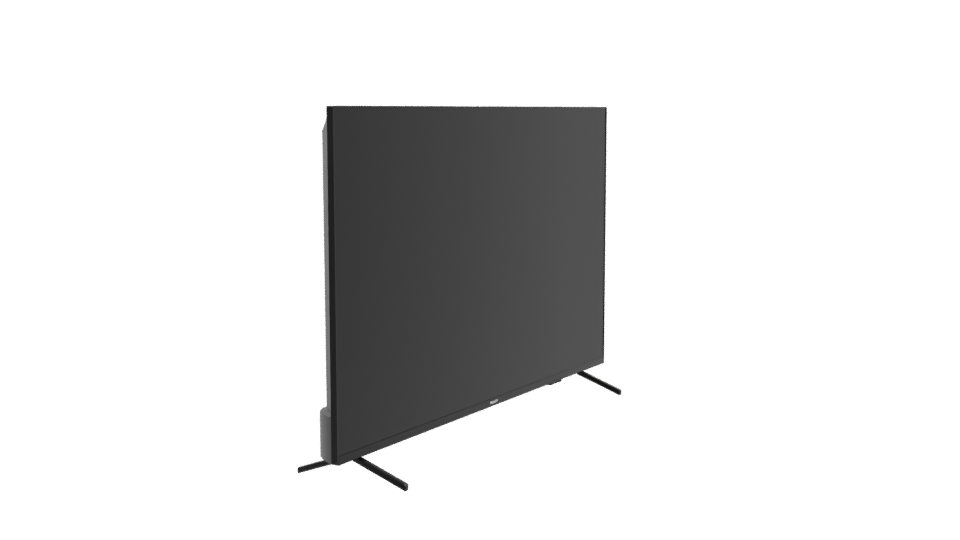 Sleek Flat Screen TV Model - Professional 3D Model Render 9