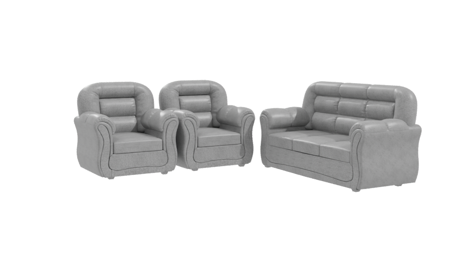 Contemporary Sofa Set 3D Model - Professional 3D Model Render 10
