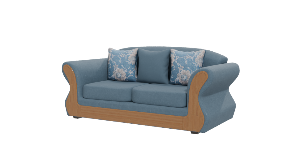 Elegant Modern Sofa 3D Model - Professional 3D Model Render 12