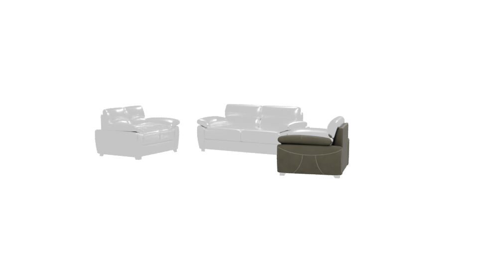 Contemporary Sofa Set 3D Model - Professional 3D Model Render 12