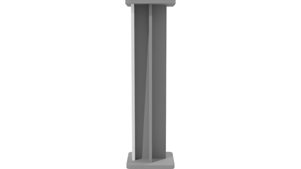 Stand Croce 36 White 3D Model - Professional 3D Model Render 2