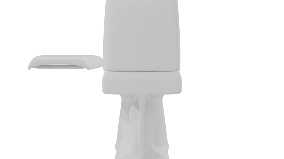 Contemporary Ceramic Toilet 3D Model - Professional 3D Model Render 8