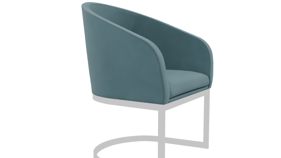 Stylish Modern Accent Chair 3D - Professional 3D Model Render 9