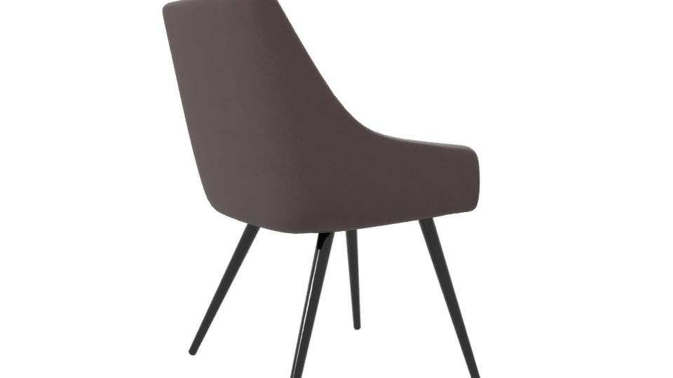 Contemporary Fabric Accent Chair 3D Model - Professional 3D Model Render 7