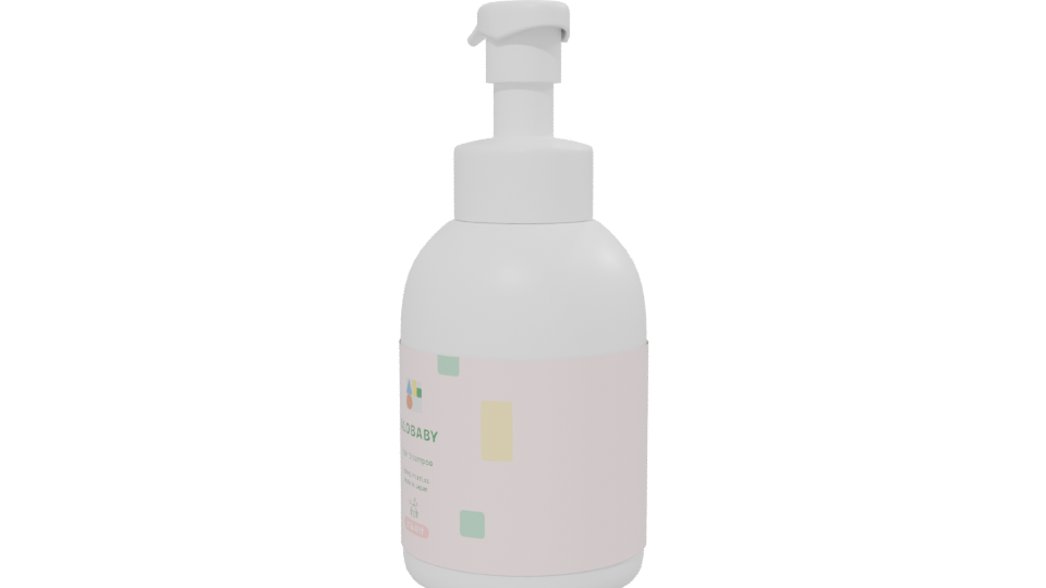 Stylish Lotion Pump Bottle 3D - Professional 3D Model Render 13