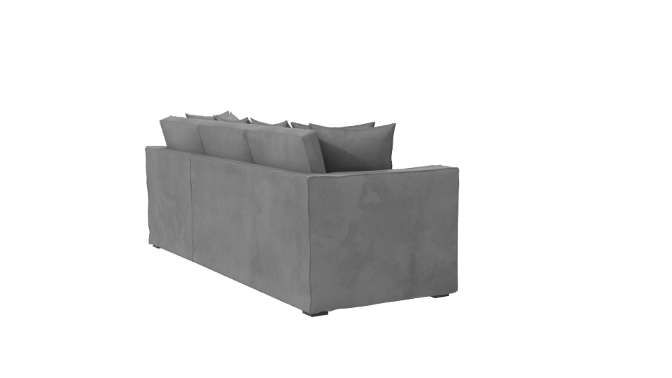 Contemporary L-Shaped Sofa 3D Model - Professional 3D Model Render 7