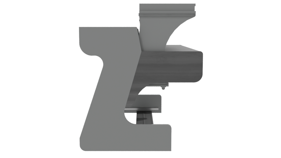 Contemporary Office Desk 3D Model - Professional 3D Model Render 8