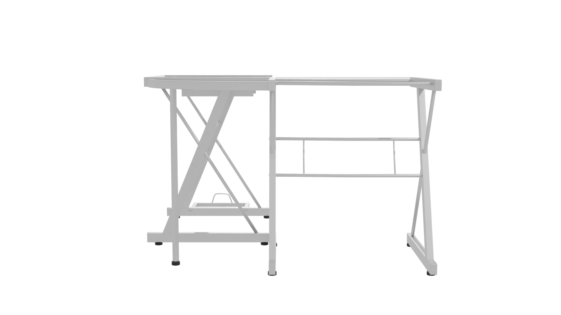 Stylish Modern Office Desk 3D - Professional 3D Model Render 11