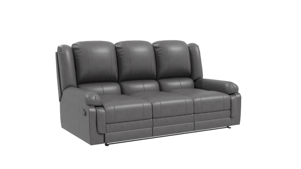Contemporary Leather Sofa 3D Model - Professional 3D Model Render 10