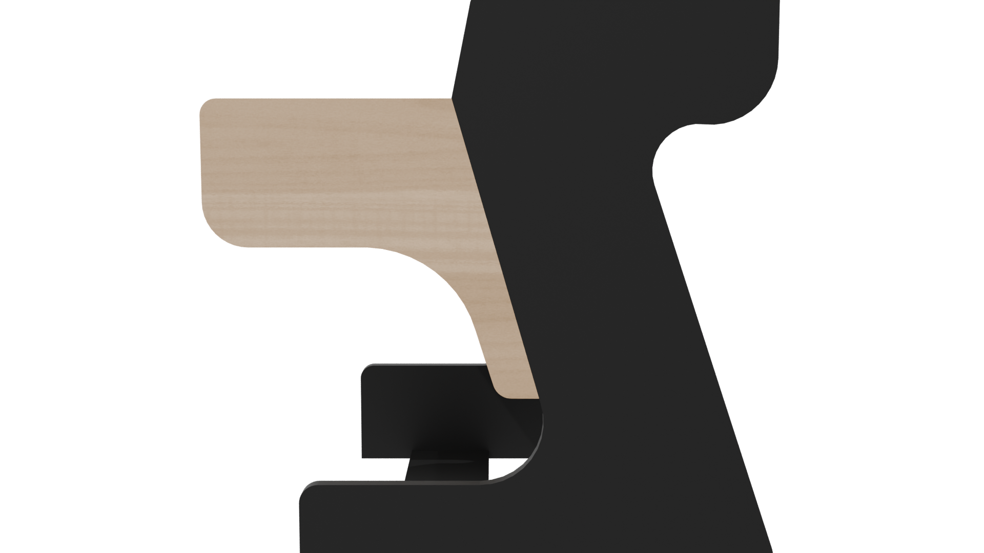 Multifunctional Office Desk Model - Professional 3D Model Render 2