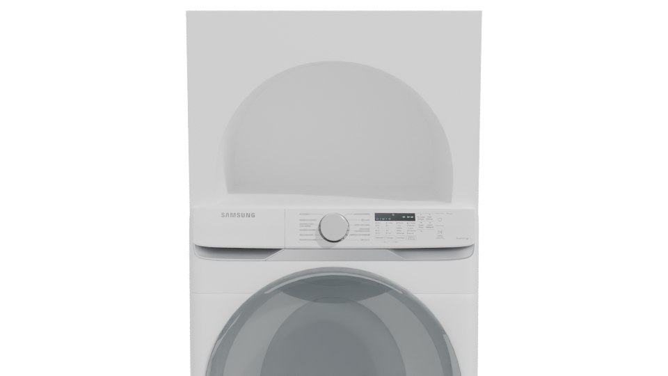 Samsung Digital Washer Dryer 3D Model - Professional 3D Model Render 11