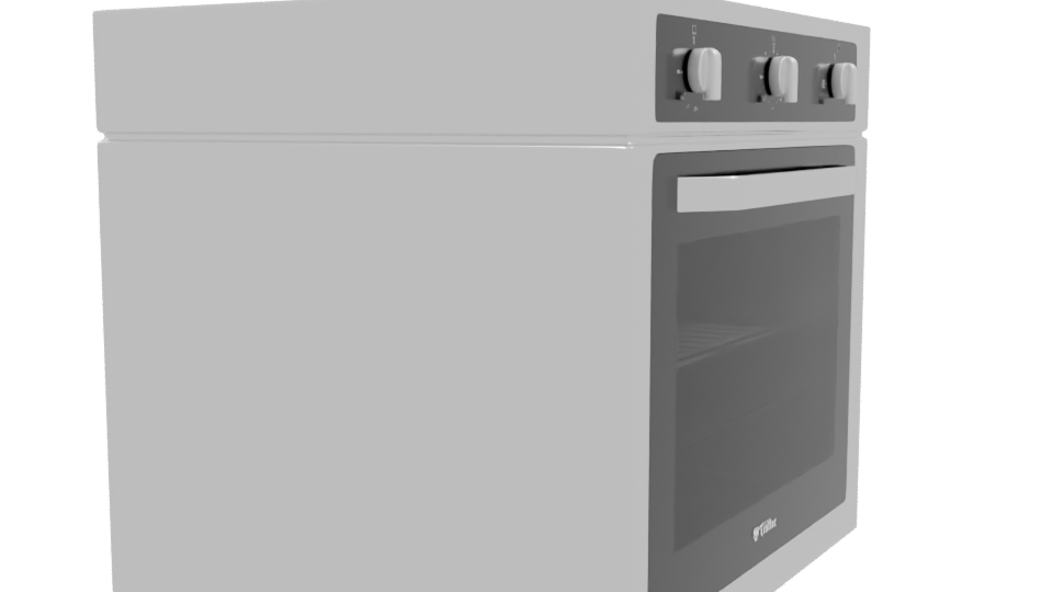 Stylish Built-In Kitchen Oven 3D - Professional 3D Model Render 9