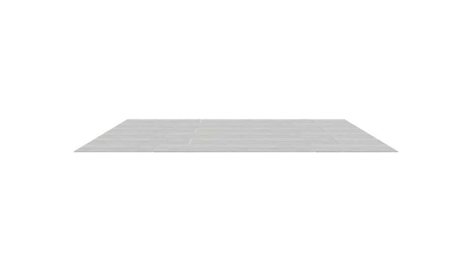 Elegant White Floor Tiles 3D - Professional 3D Model Render 8